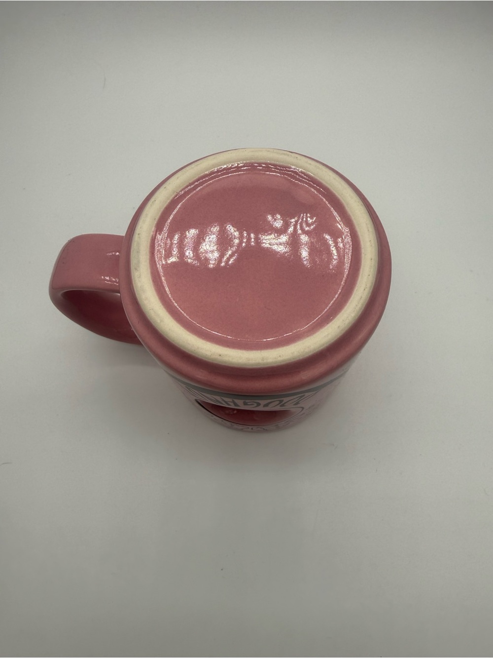 Voodoo Doughnut Coffee Mug Donut Cup PINK “The Magic is in the Hole” Ceramic EUC - Picture 5 of 9